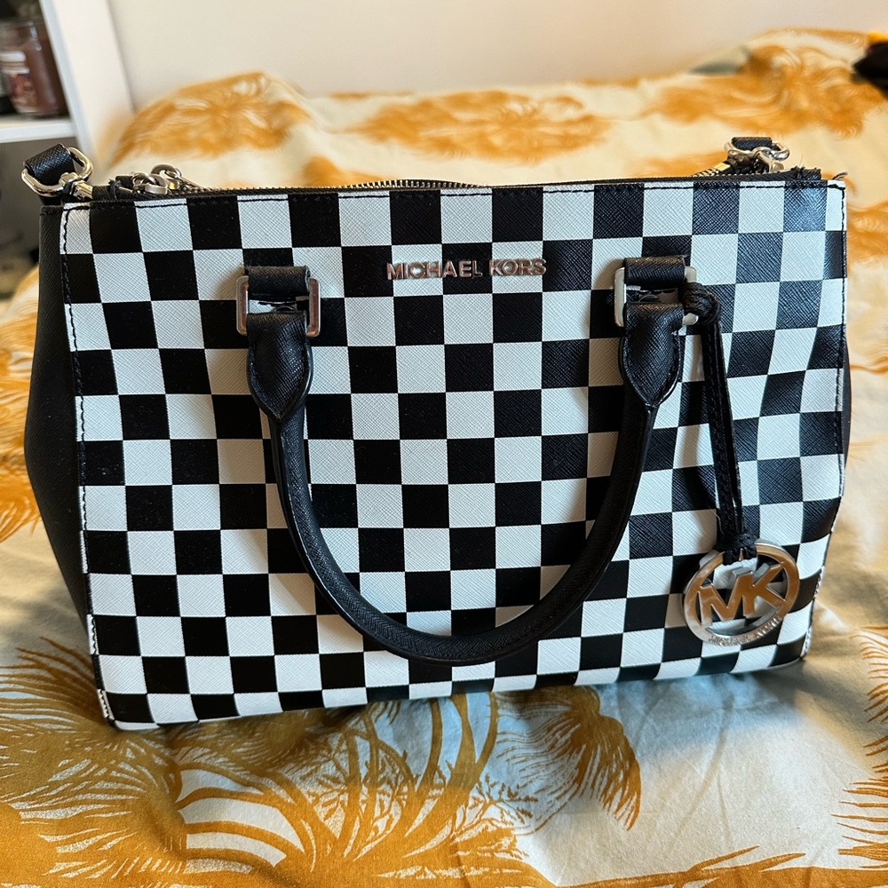 Michael Kors checkerboard handbag